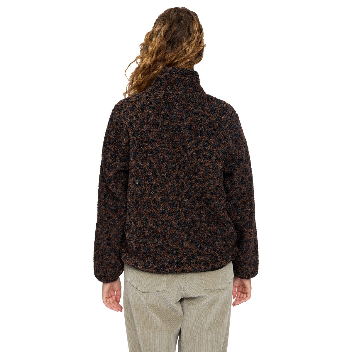MAZINE Winterjacke Mazine Printed Sherpa Jacket - Fleecejacke