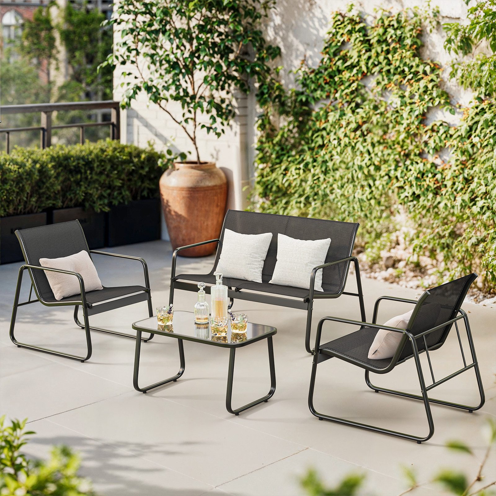 Bealife Gartenlounge-Set 4er Set, 1 Tisch günstig online kaufen