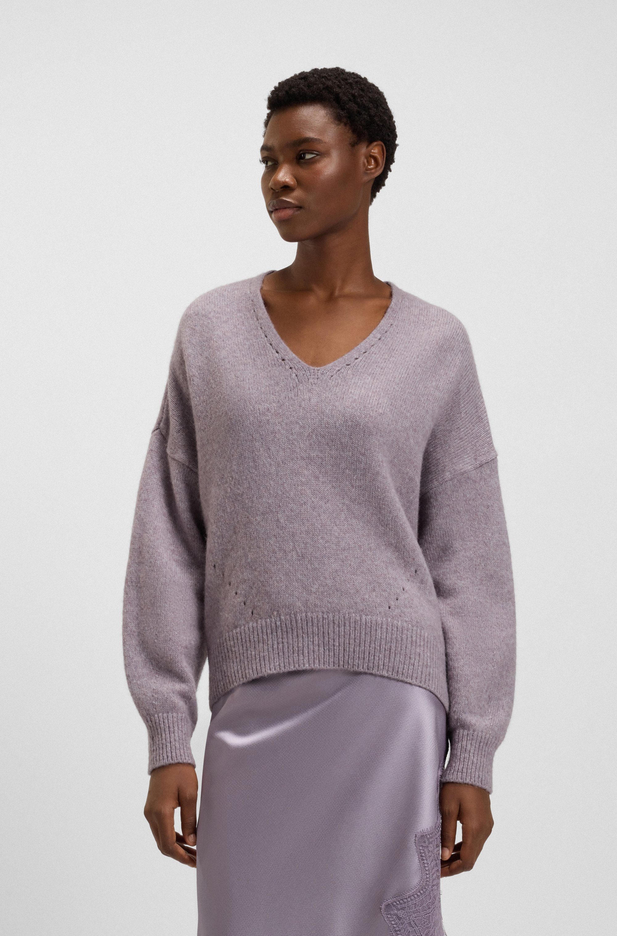 BOSS ORANGE Strickpullover Fondyssa Premium Damenmode günstig online kaufen