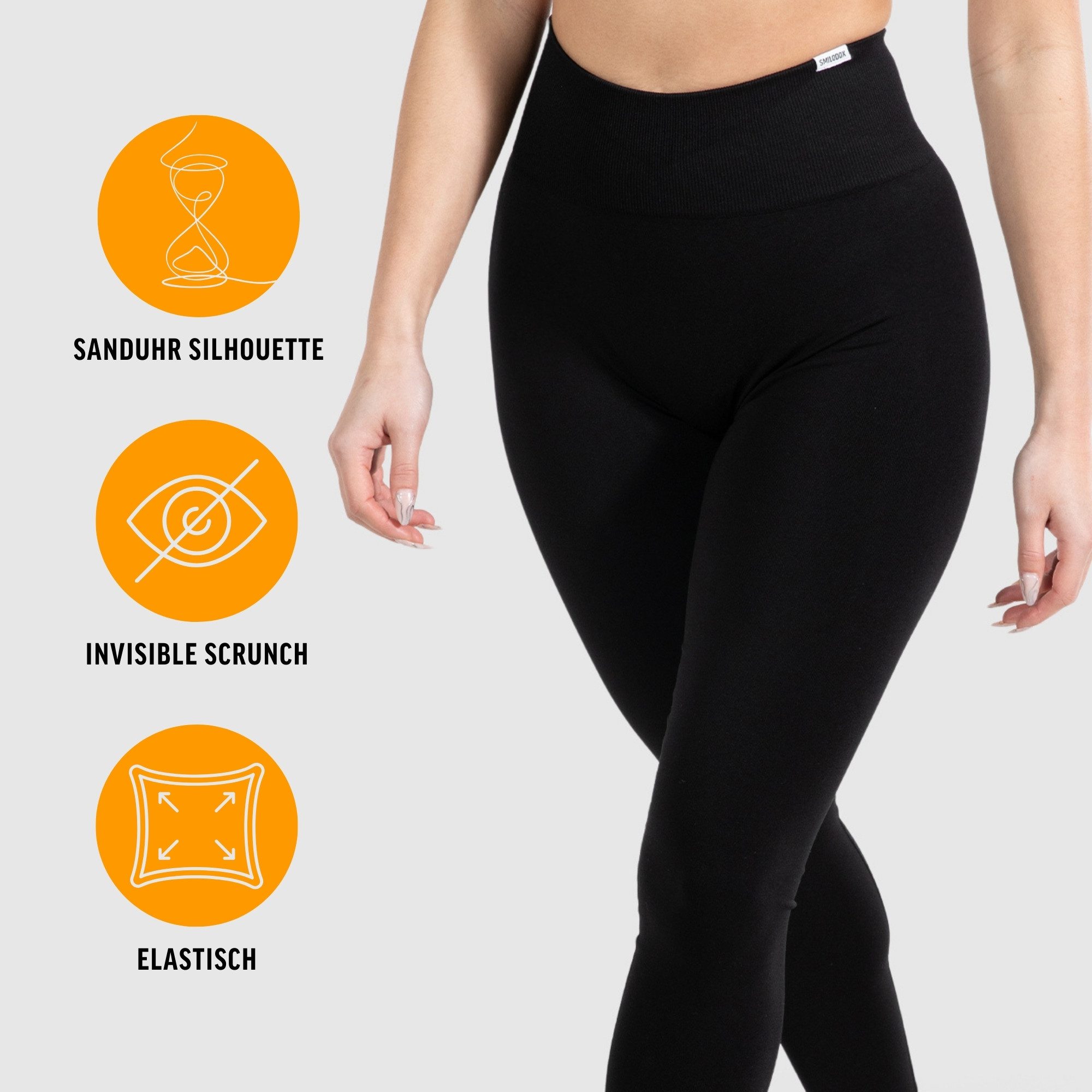 Smilodox Leggings Amaze Pro mit Scrunch-Effekt, High Waist V-Shape Sport & günstig online kaufen