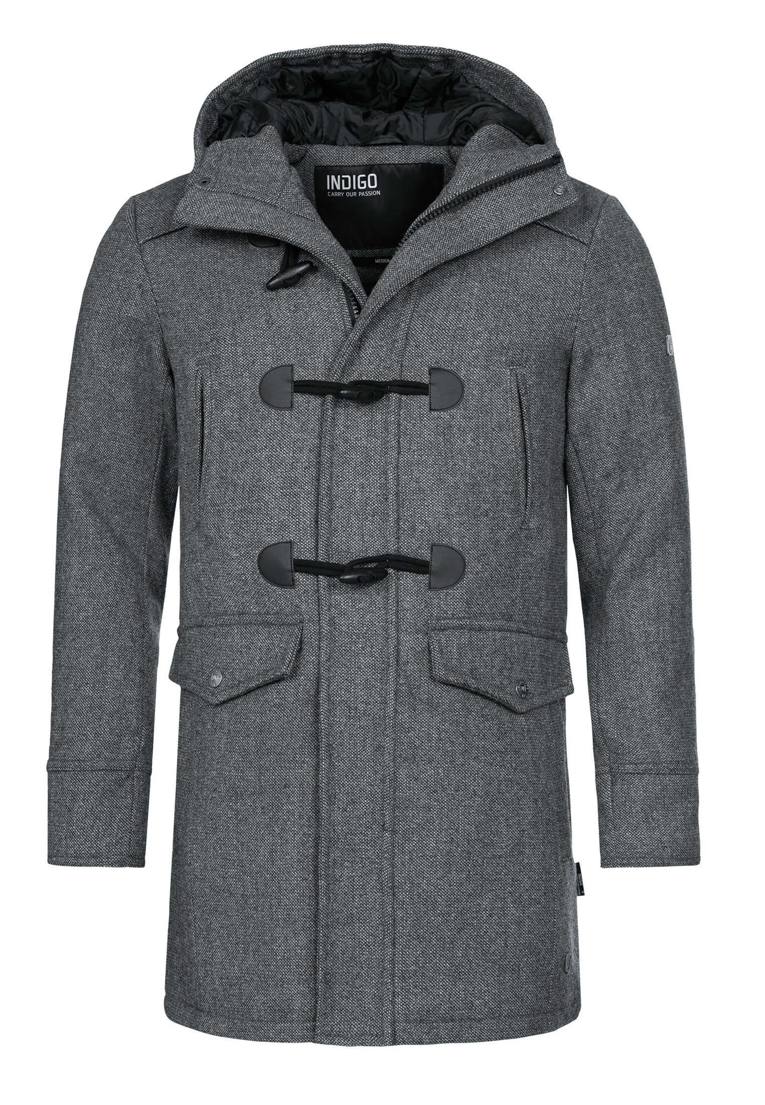 Indicode Dufflecoat Herren Liam Mantel Winter Herrenmantel günstig online kaufen