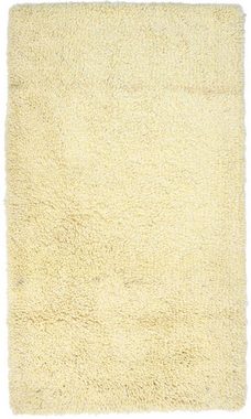 Wollteppich Shaggy Teppich handgewebt beige, morgenland, rechteckig, Höhe: 30 mm