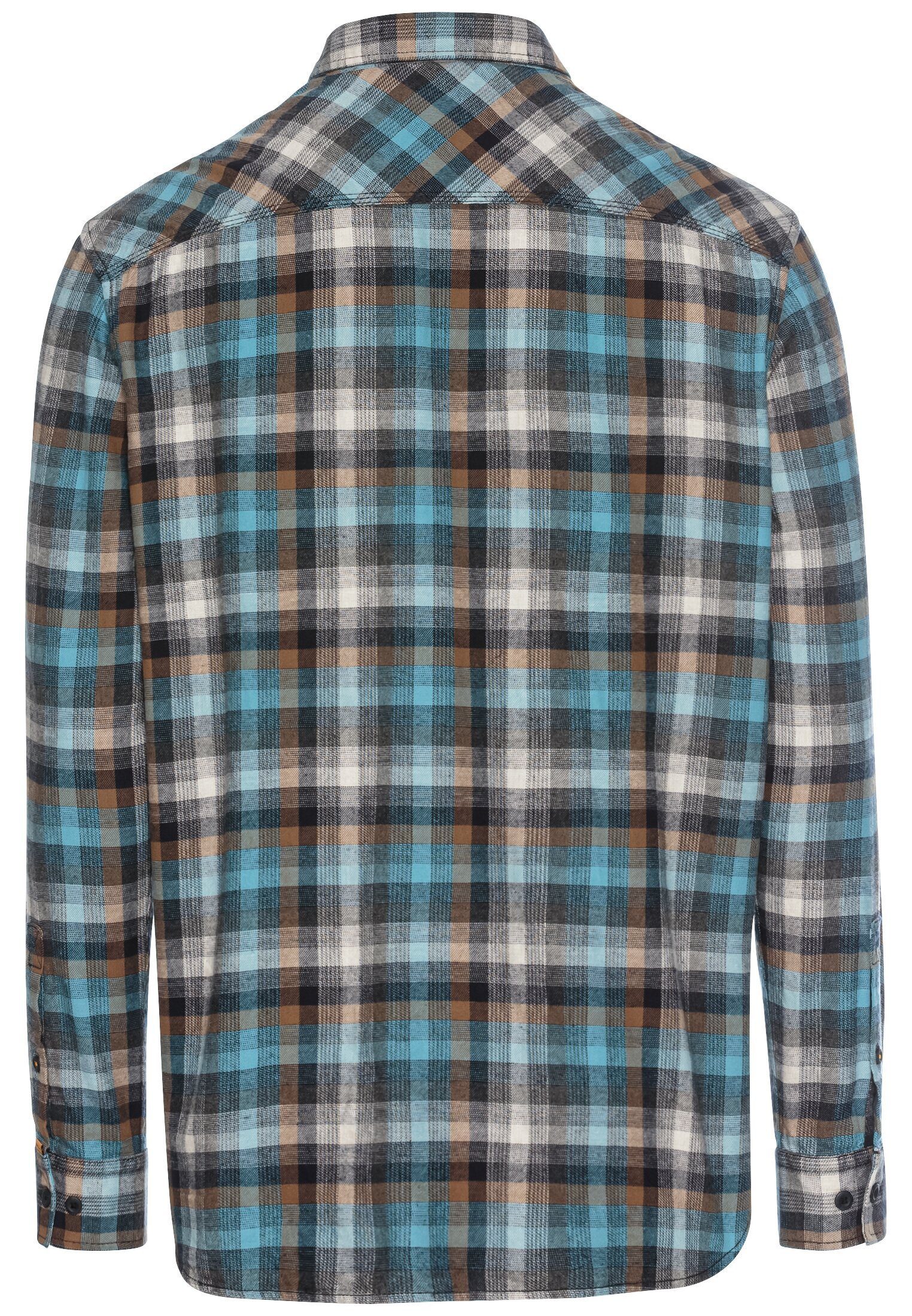 camel active Langarmhemd Langarmhemd mit Karomuster günstig online kaufen