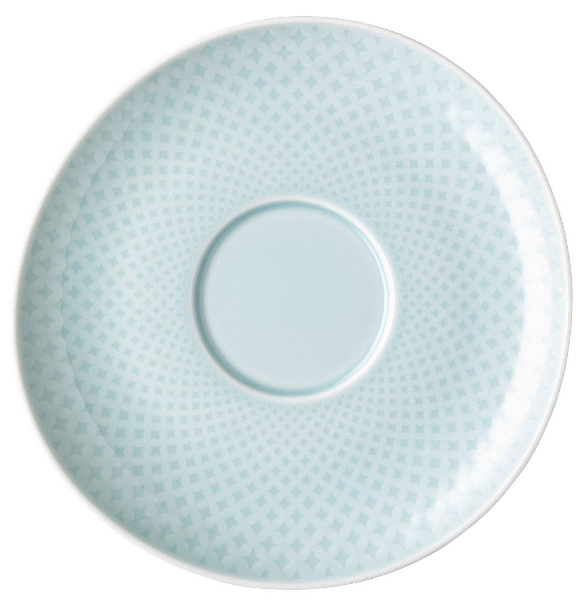 Rosenthal Untertasse Junto Opal Green Cafe au Lait Untertasse 18 cm, Untertasse