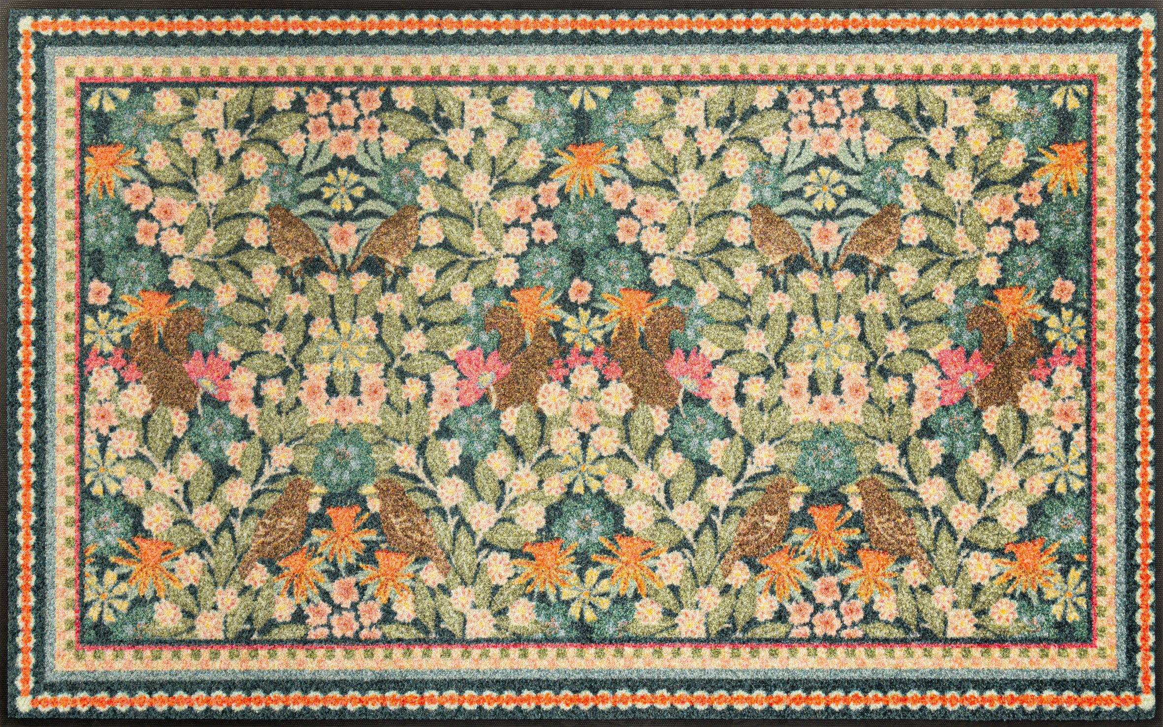 wash+dry by Kleen-Tex Fußmatte Garden Luxe Blue, rechteckig, Höhe: 7 mm, au günstig online kaufen