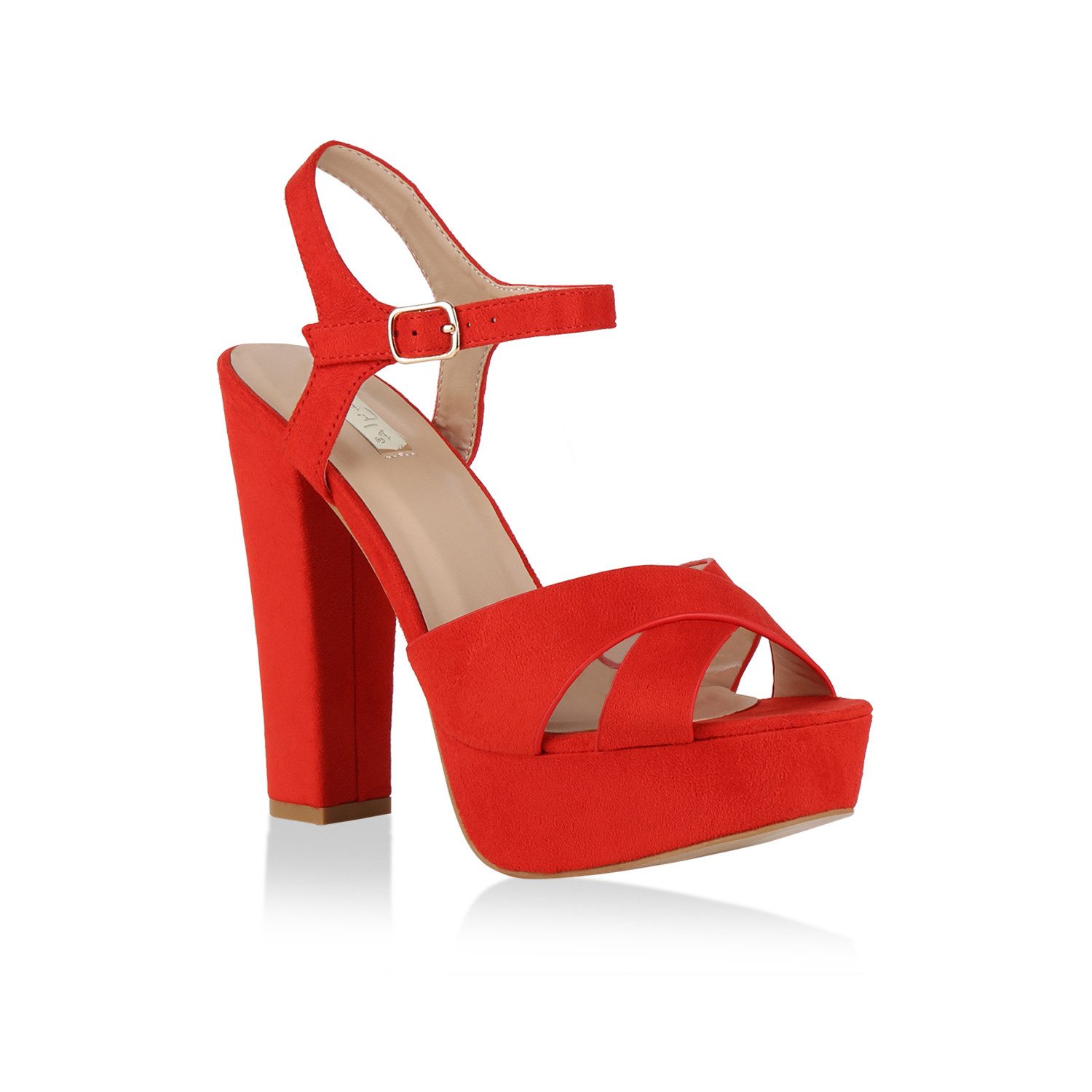 VAN HILL 826179 Plateausandaletten Damen Plateau Sandaletten Blcokabsatz Hi günstig online kaufen