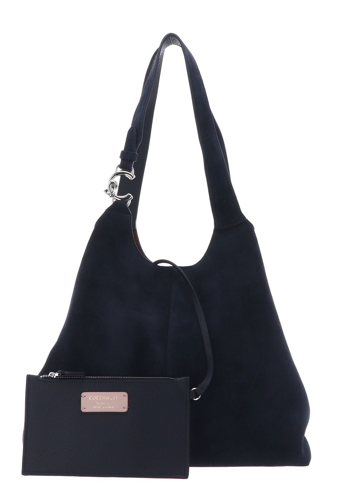 COCCINELLE Schultertasche Handbag (Set, 2-tlg), aus echtem Rindsleder