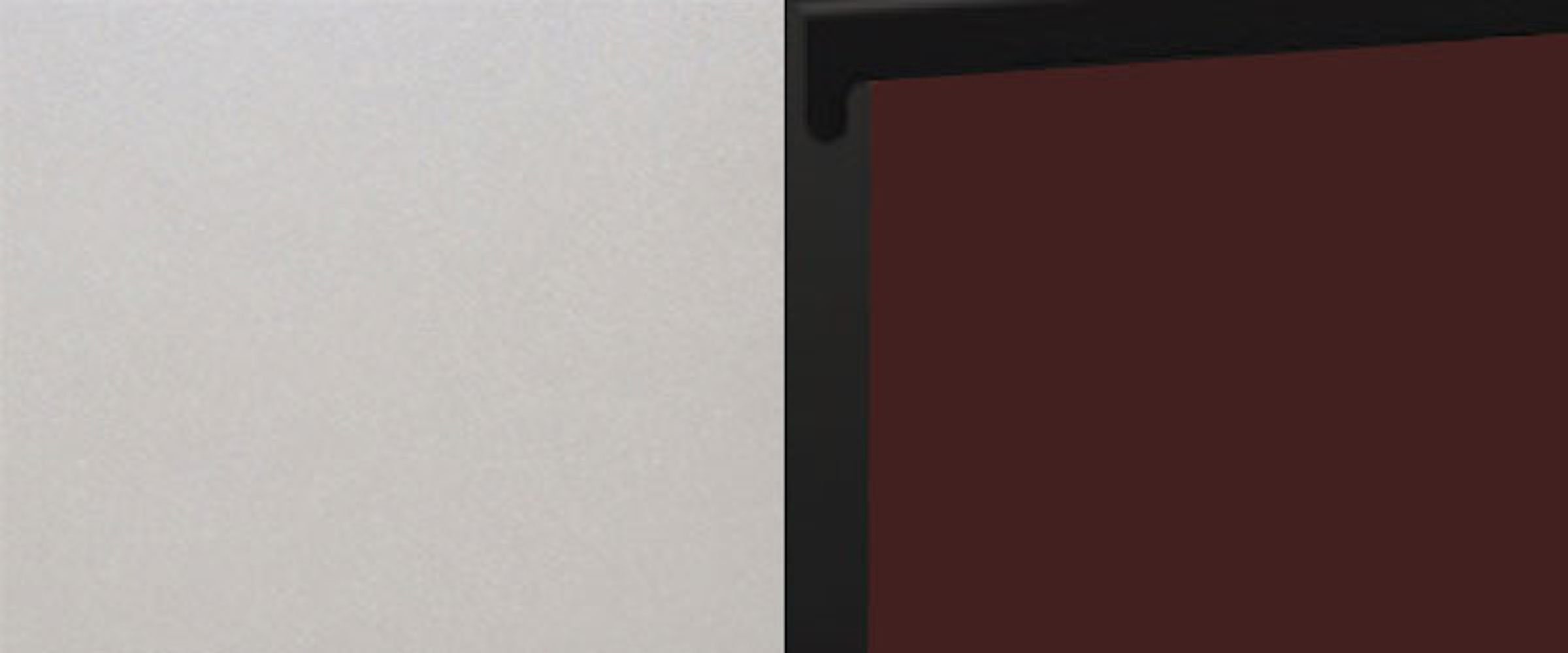 Feldmann-Wohnen Spülenunterschrank Velden 60cm Front- rubinrot wählbar & matt Schublade super 1 grifflos (Vollauszug) Korpusfarbe