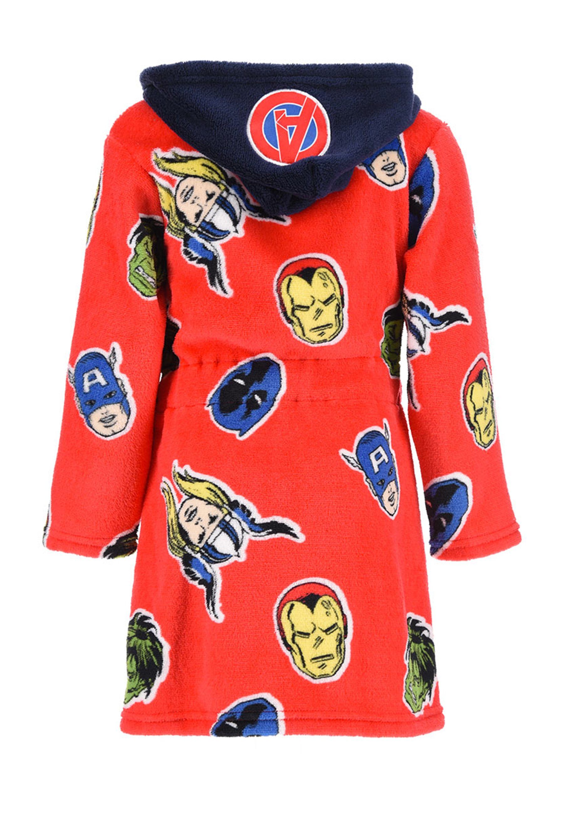 The AVENGERS Kinderbademantel Iron Man Hulk Captain America Kinder Jungen Bademantel