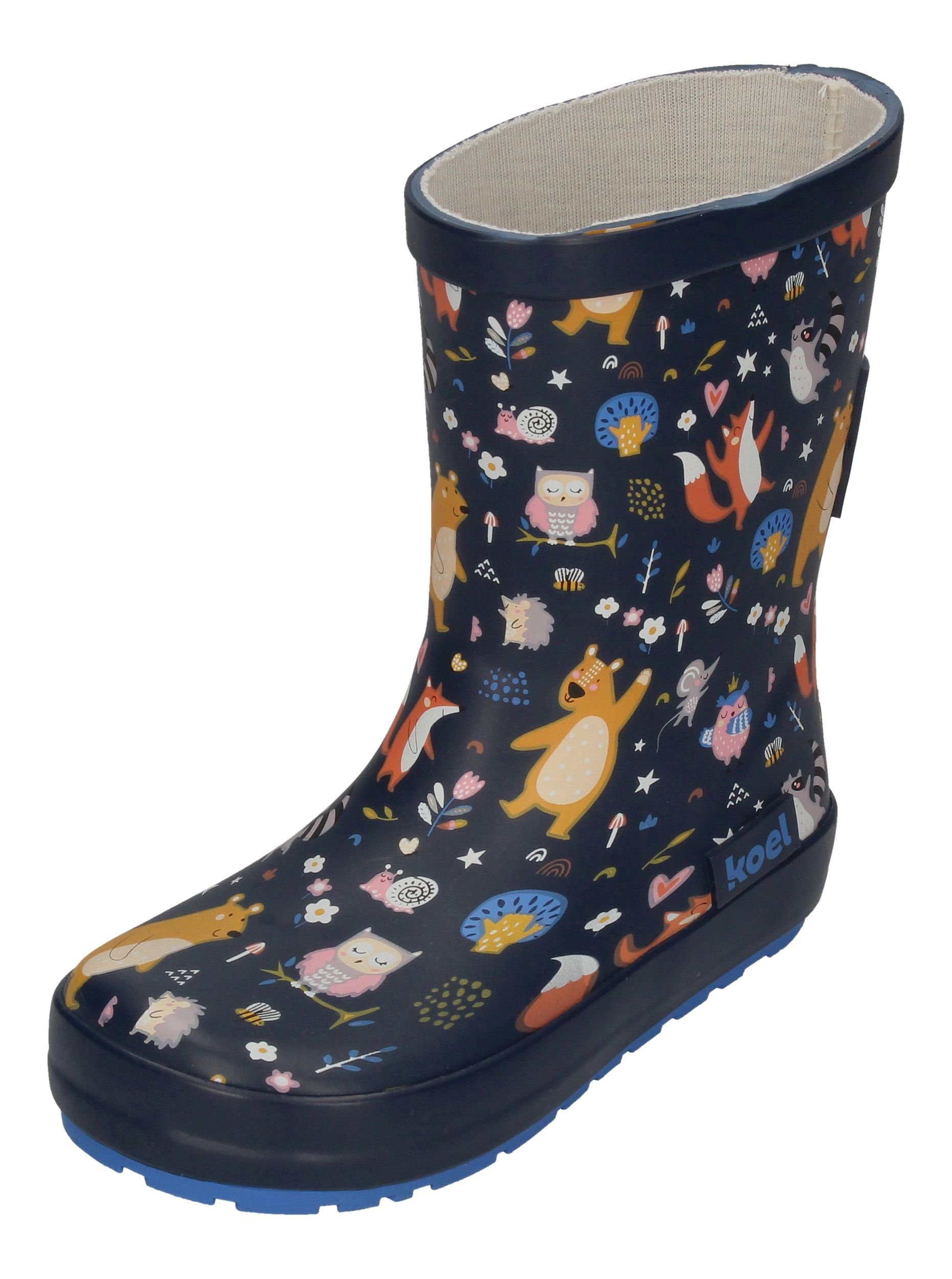 KOEL WELLIE BARE MULTI 27M001.71D-110 Barfußschuh Bear Blue