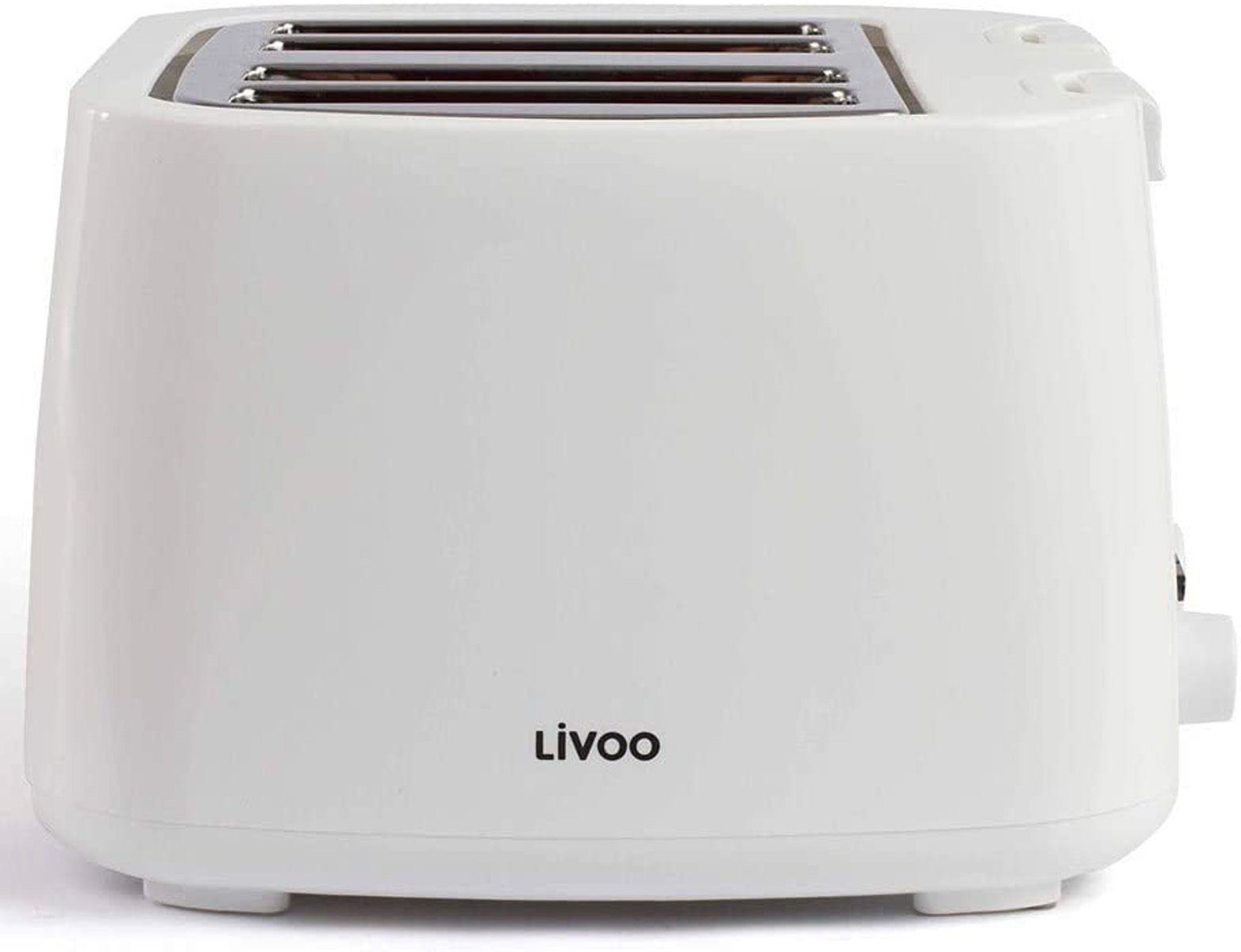 1500 LIVOO W Toaster DOD167W Scheiben Toast, für 4