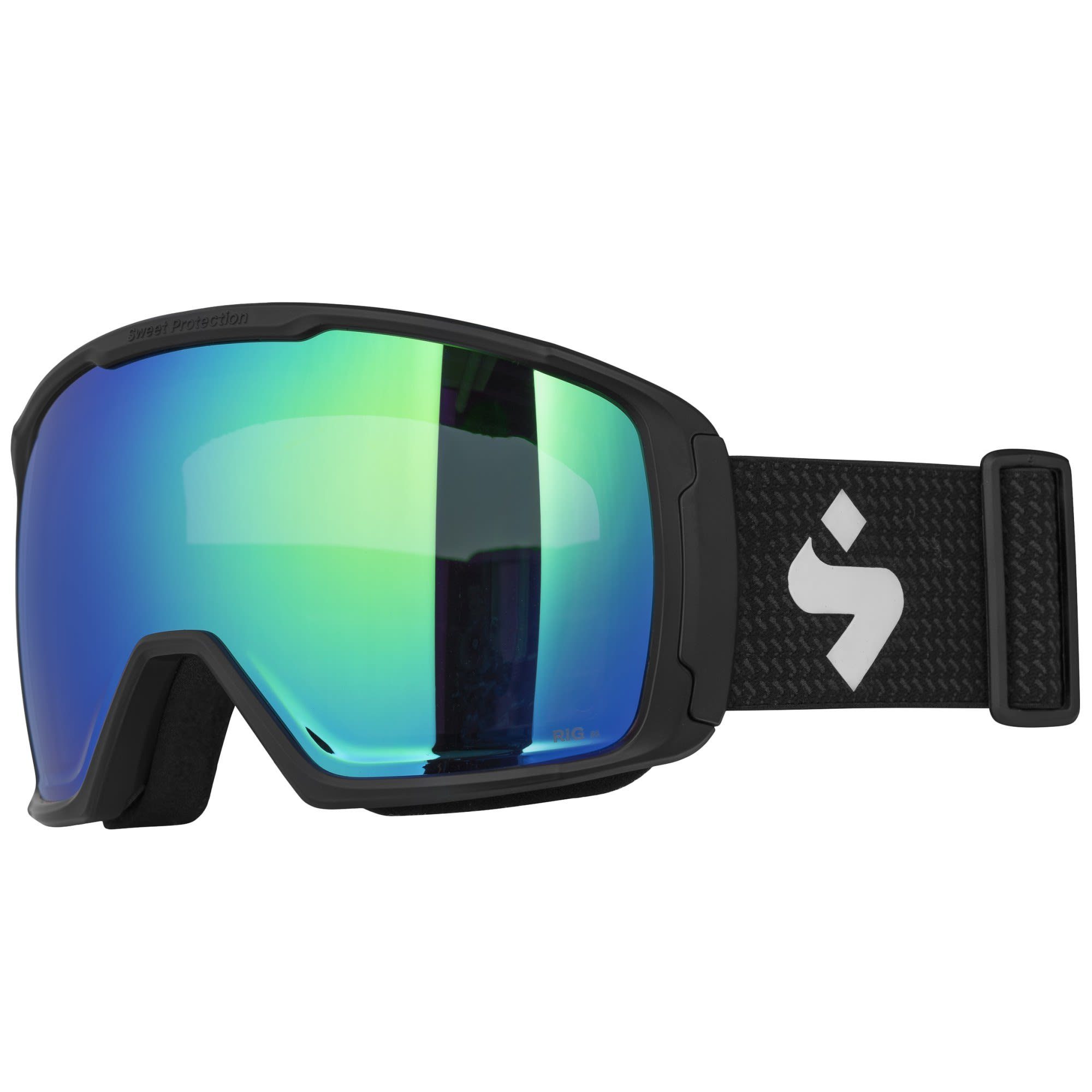 Sweet Protection Skibrille Sweet Protection Clockwork Rig Reflect Accessoires RIG Emerald - Matte Black - Black Trace