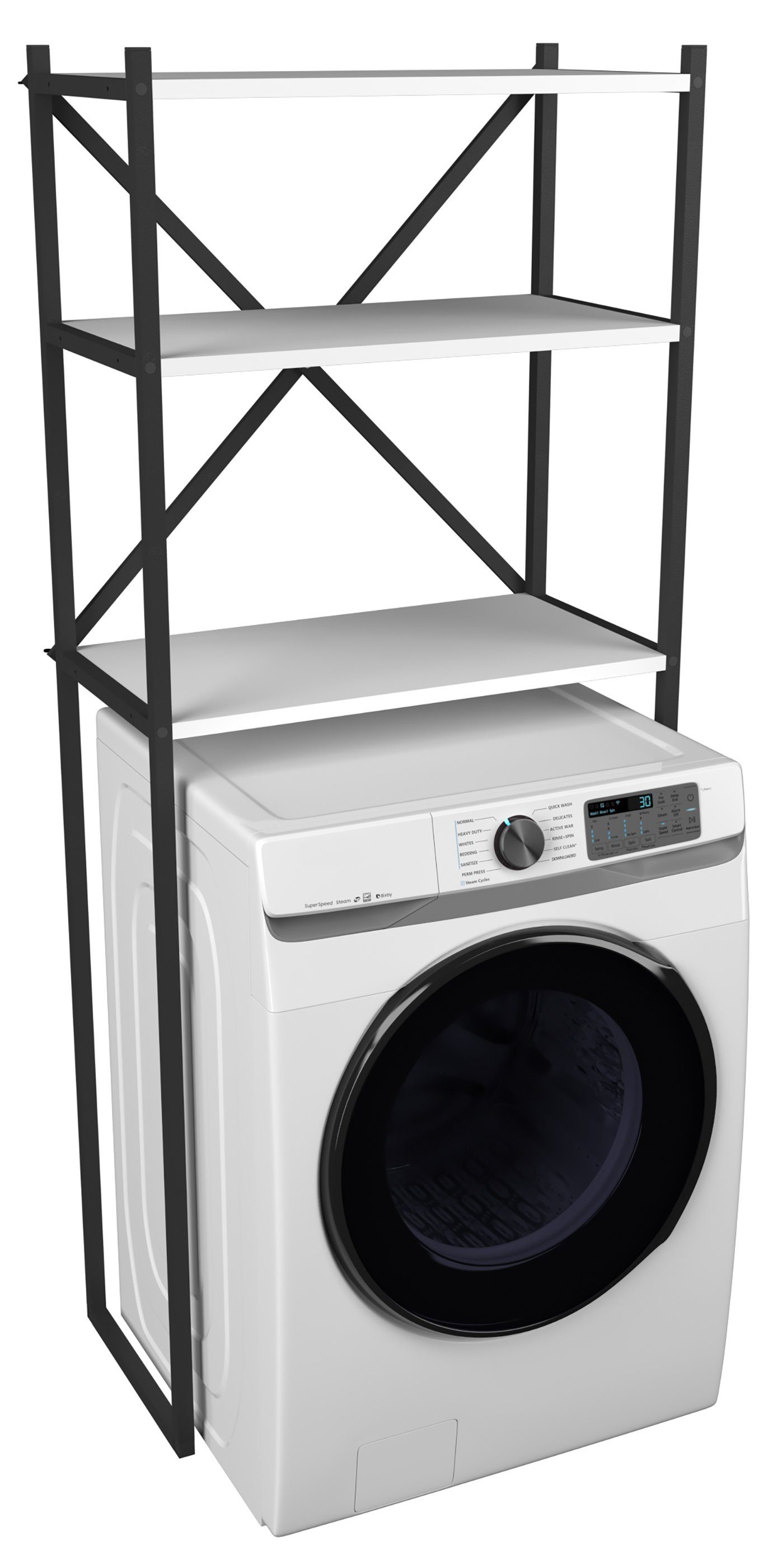 VCM Waschmaschinenumbauschrank Waschmaschine Toilette Überbau Schrank Insas günstig online kaufen