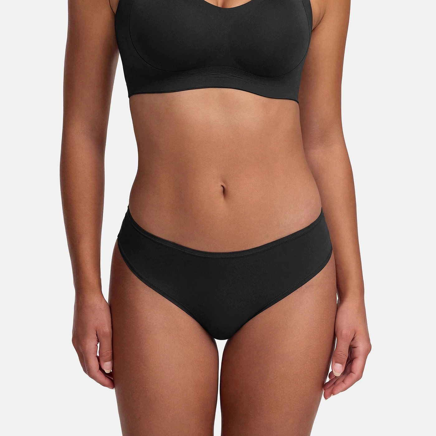 cfab Tanga Tanga, 3er Pack-Schwarz-2XL