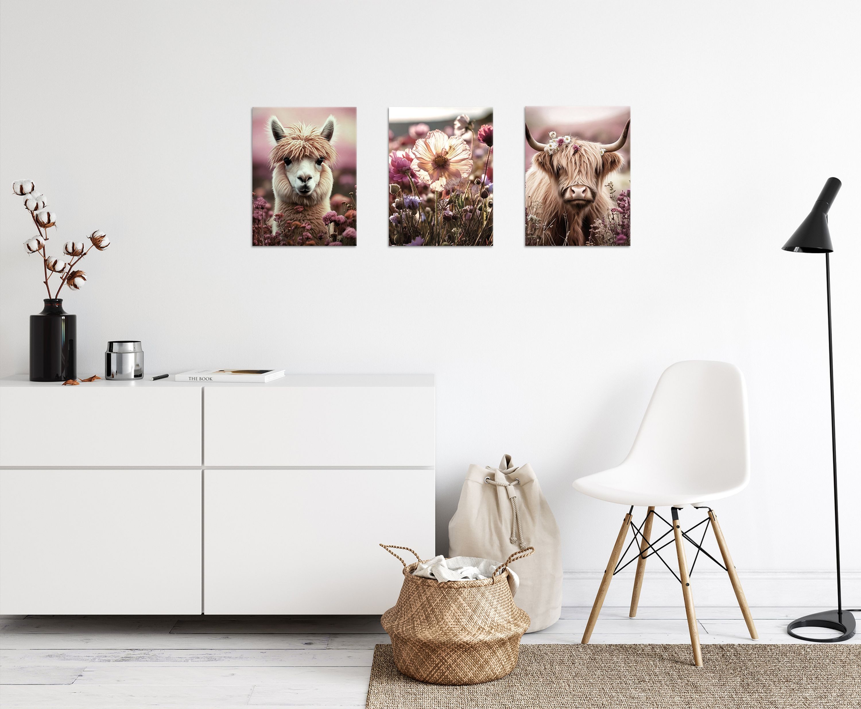artissimo Mehrteilige Bilder Bilderset 3er-Set, Wandbilder-Set, Bilderwand günstig online kaufen
