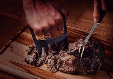 Tramontina Fleischgabel, BBQ Fleisch Kralle für Pulled Pork Churrasco Black Collection