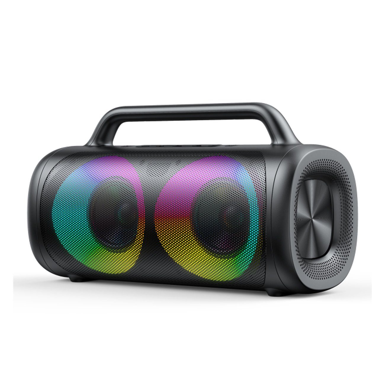 JOYROOM 5.1 kabelloser Bluetooth-Lautsprecher mit LED-Farbbeleuchtung  schwarz Bluetooth-Lautsprecher