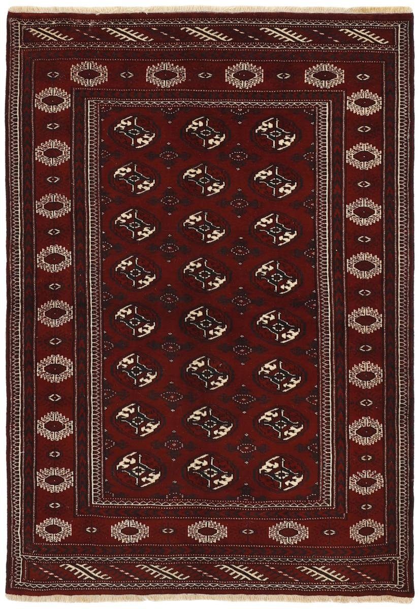 Orientteppich Turkaman 131x193 Handgeknüpfter Orientteppich / Perserteppich, Nain Trading, rechteckig, Höhe: 6 mm