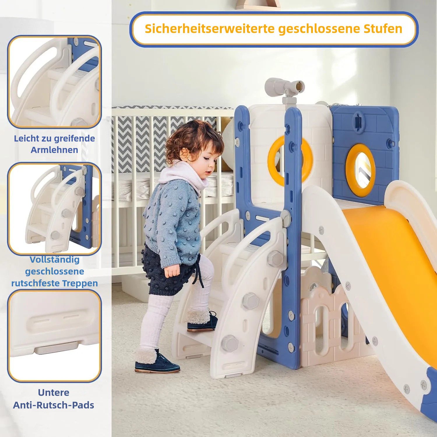 TLGREEN Rutsche Kinderrutsche mit Stauraum & günstig online kaufen