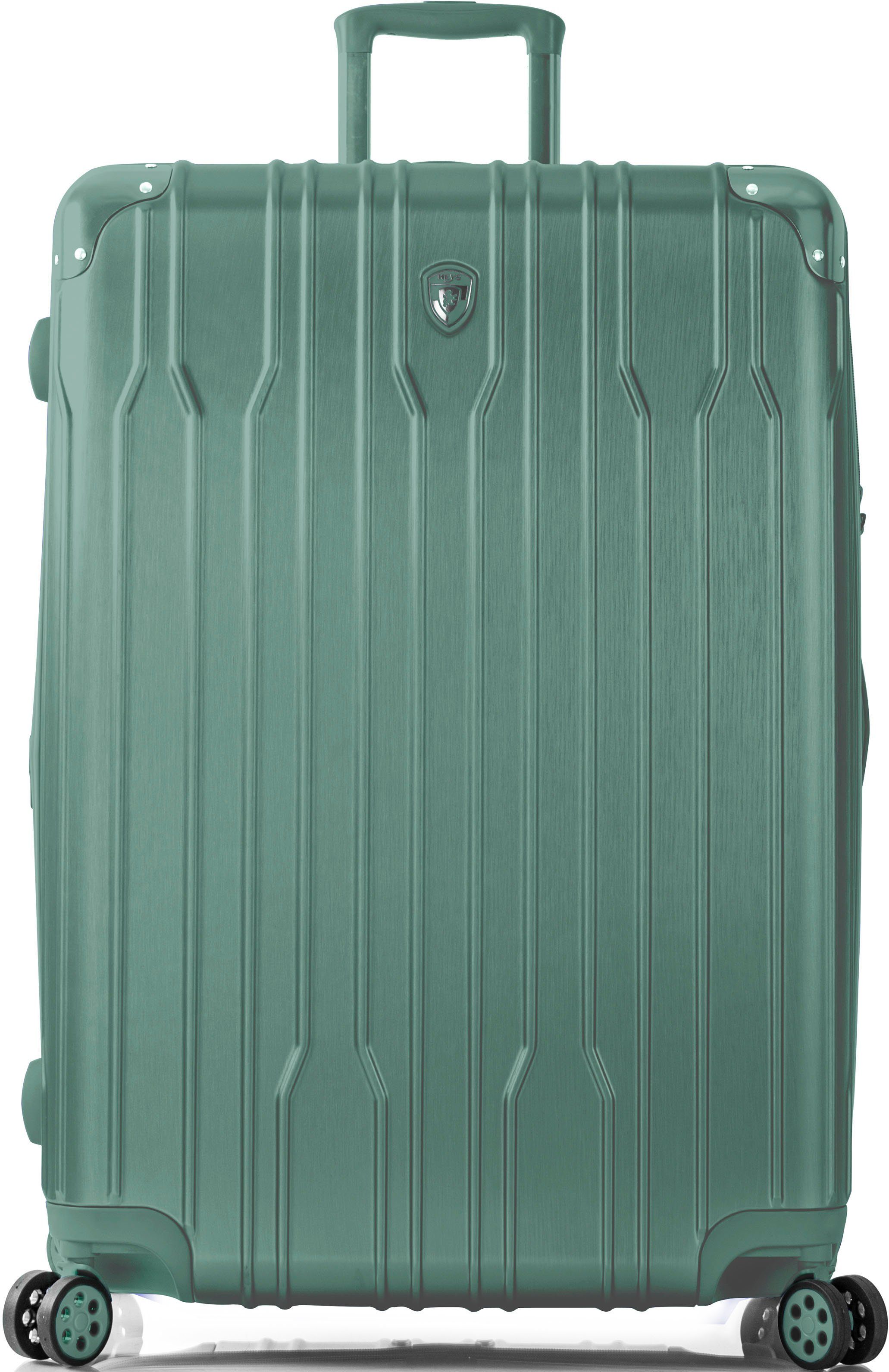 76 midnight cm, Heys Rollen 4 Hartschalen-Trolley Xtrak, green