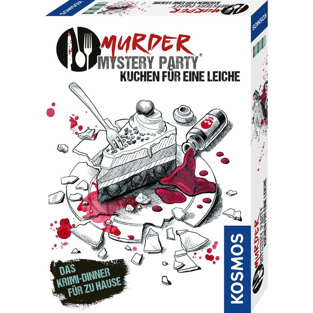 Kosmos Spiel Murder Mystery Party Kuchen für eine Leiche