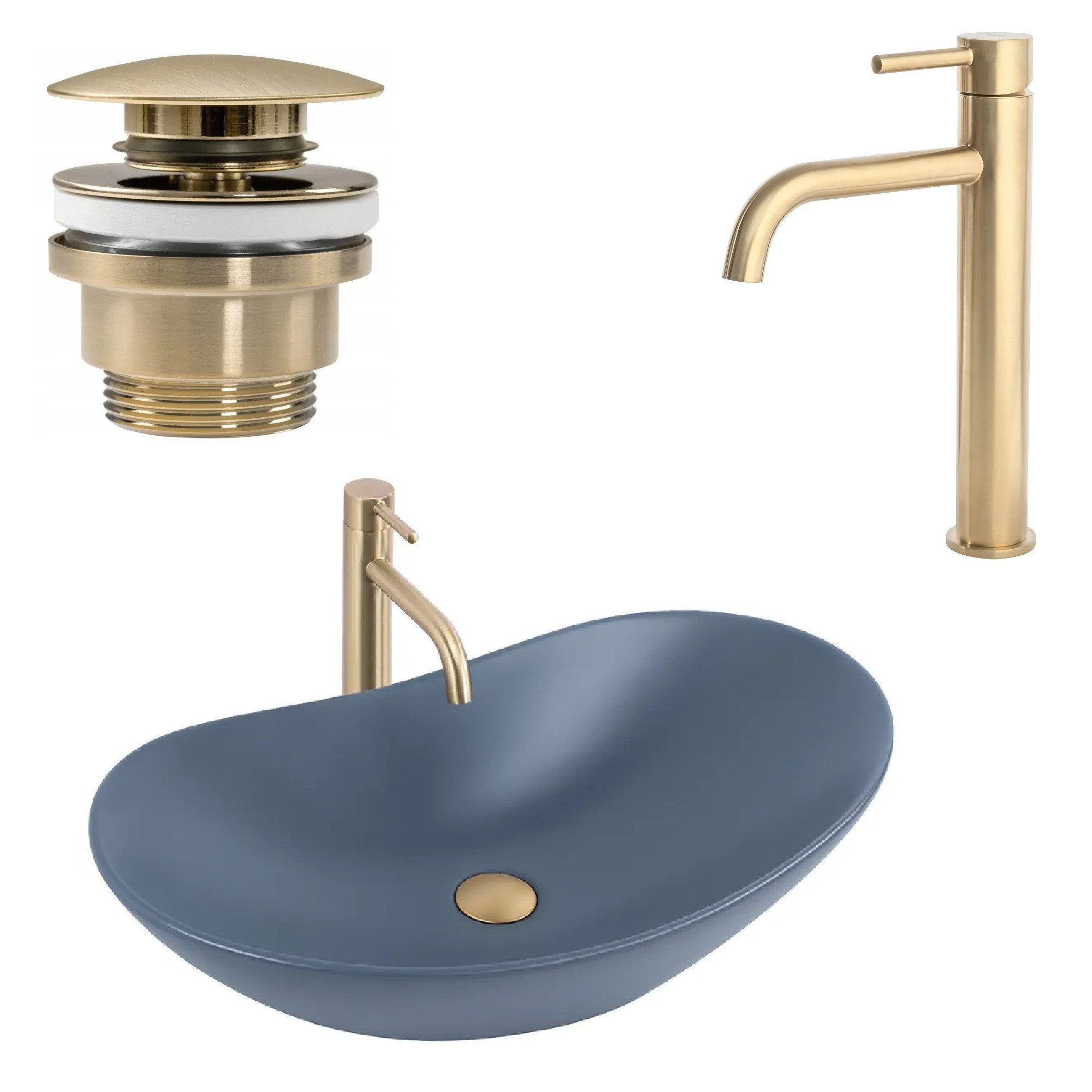 wohnwerk.idee Aufsatzwaschbecken Раковины Waschtisch Design Pink Blau Grün Olive Matt