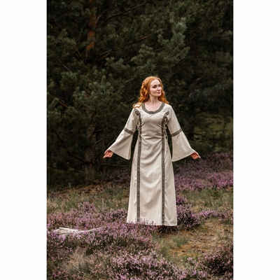 Leonardo Carbone Ritter-Kostüm Mittelalter Baumwollkleid Natur "Angie" XXL