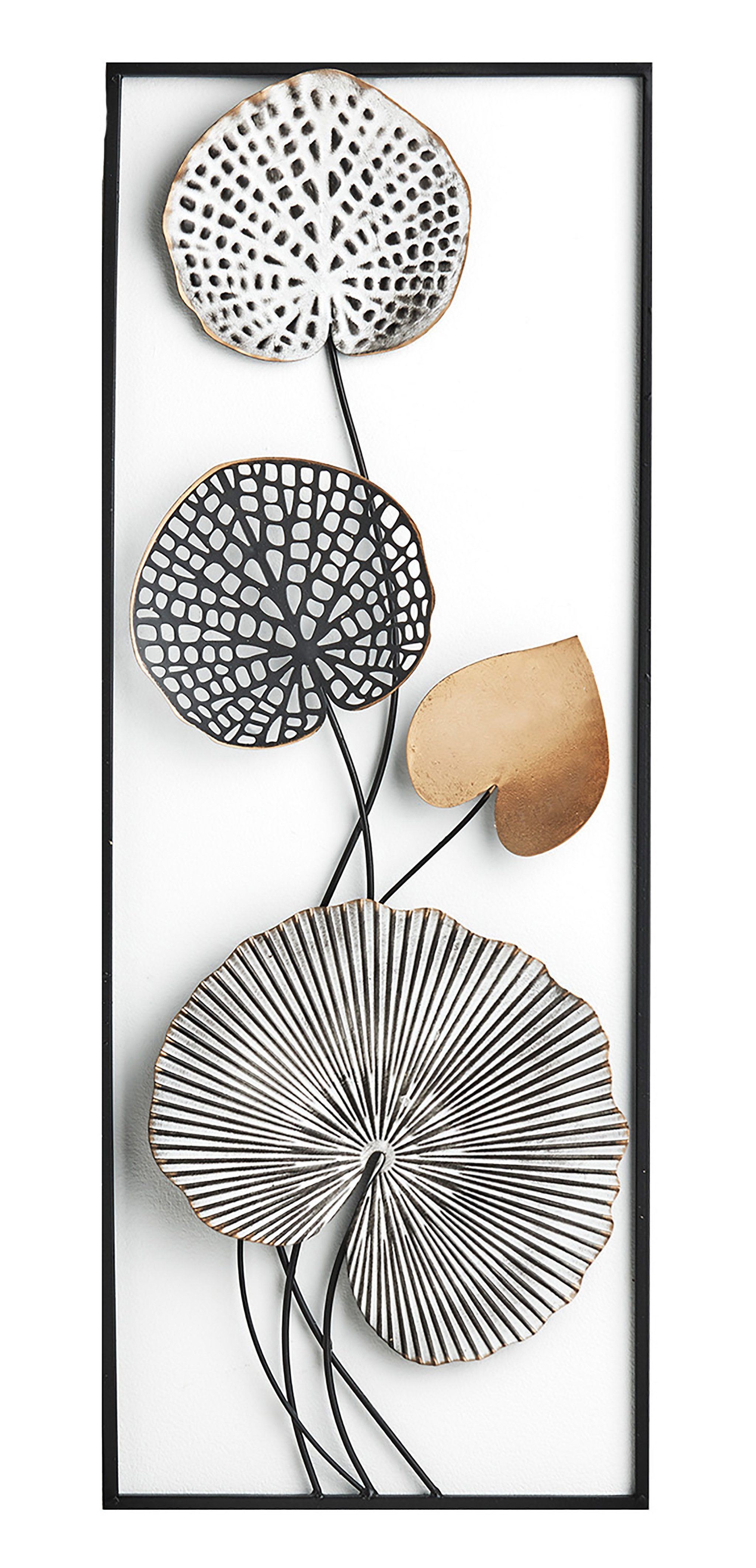 Kobolo Wandbild Wanddeko Metallbild - DAKARI - Metall 28x75x4 cm günstig online kaufen