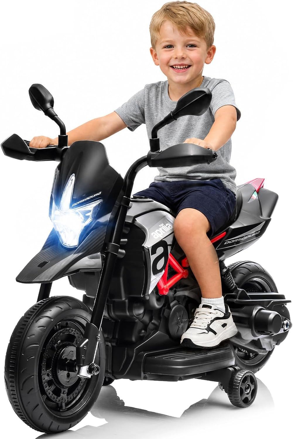 GarveeMore Elektro-Kindermotorrad für Kinder, 6 V, 4.5AHElektromotorrad, für Kinder von max.20kg