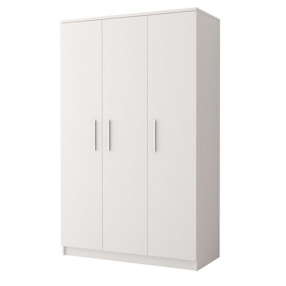 MOEBLO Drehtürenschrank MARSALA 3D (Kleiderschrank 3-türig Schrank Garderobe Schlafzimmer) (B x H x T): 120x193x50 cm