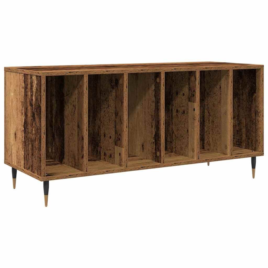 vidaXL Media-Regal Schallplattenschrank Altholz 100 x 38 x 48 cm Holzwerkst günstig online kaufen