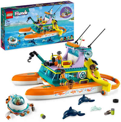 LEGO® Konstruktionsspielsteine Seerettungsboot (41734), LEGO® Friends, (717 St), Made in Europe