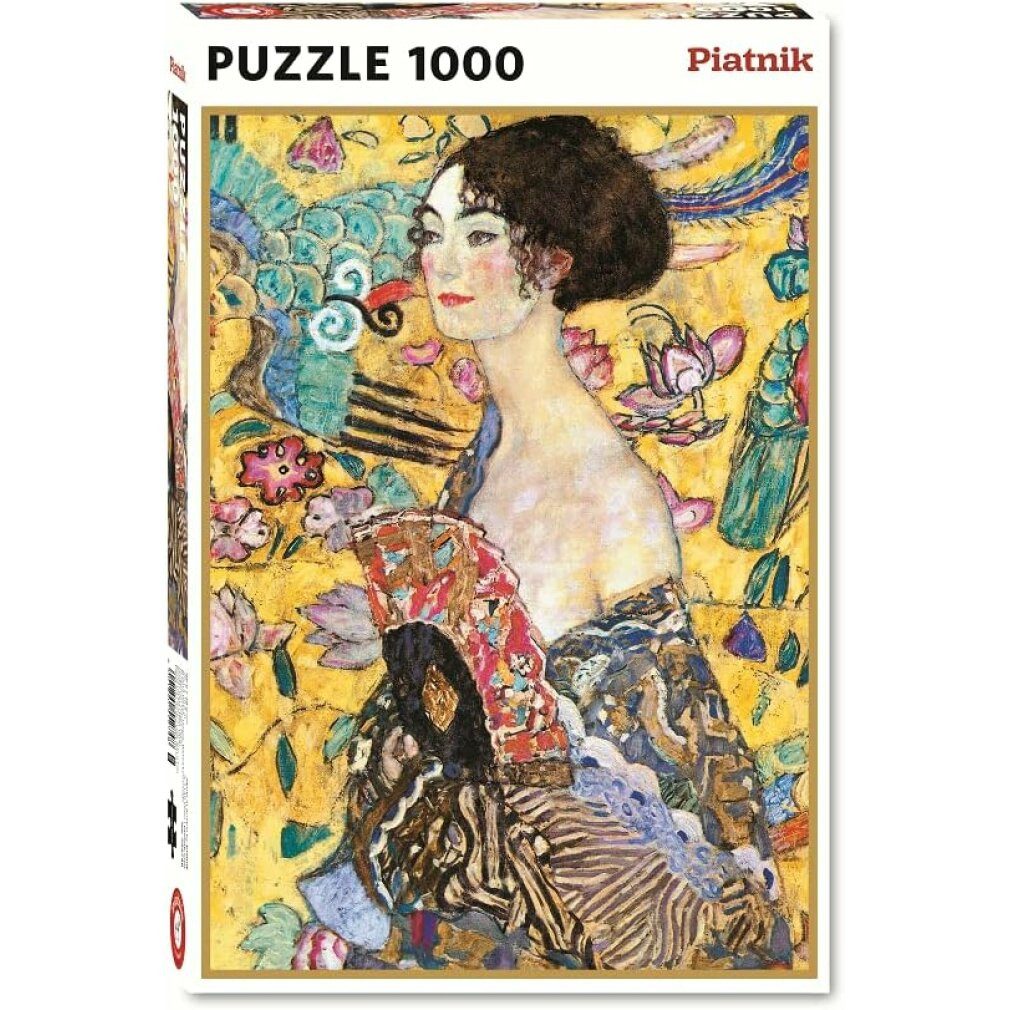 Piatnik Puzzle Puzzle Lady mit Fächer 1000 Teile, Puzzleteile
