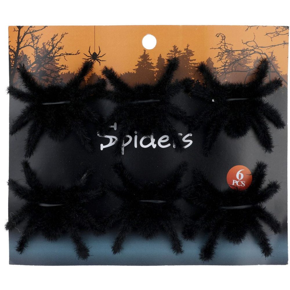 Free & Easy Dekofigur Dekospinnen - 6 Stück (6 St)