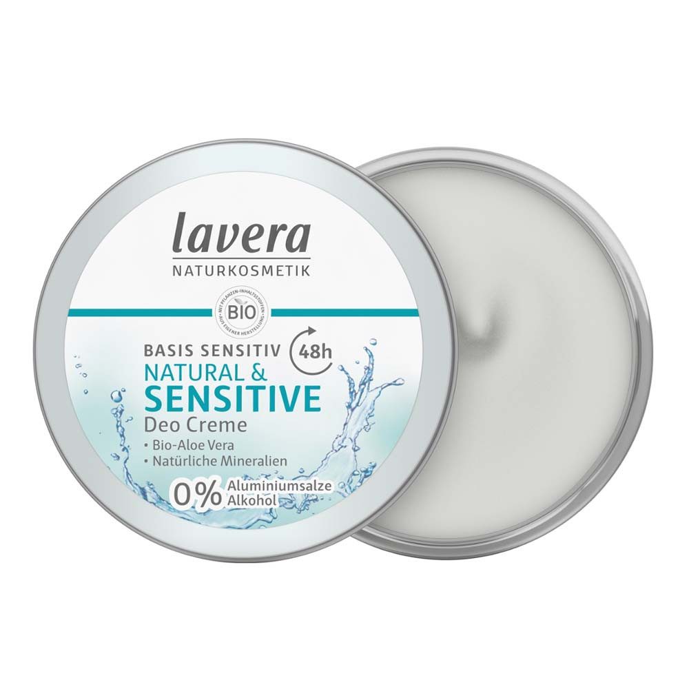lavera Deo-Creme Basis Sensitiv - Natural & Sensitive Deo Creme 50ml
