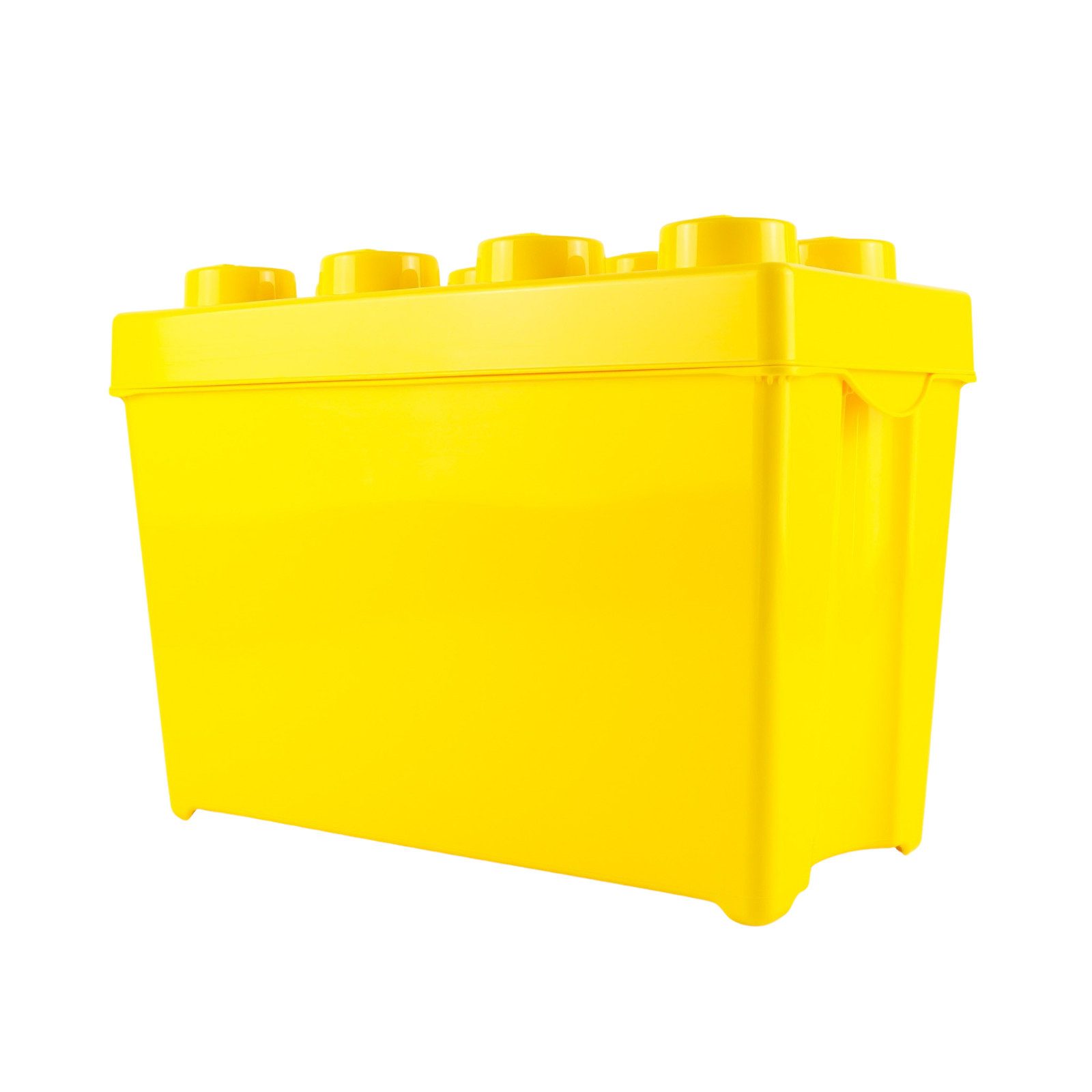 LEGO® LEGO® Aufbewahrungsbox Groß mit Deckel Stapelbar Teile 2x Spielbausteine, (Bausteine, 2 St., Kreativ-Set), Made in Europe
