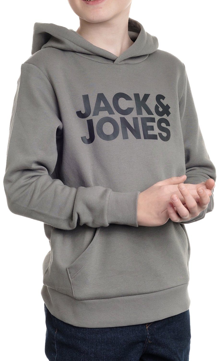 Jack & Jones Junior Kapuzenpullover Unifarbe Sedona-Black