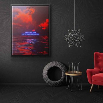 DOTCOMCANVAS® Leinwandbild Seize The Day, Leinwandbild Seize The Day KI AI generiert digitale Kunst Wandbild