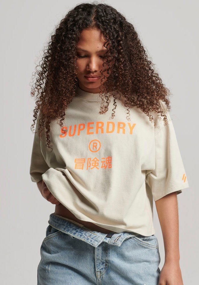 günstiger Verkauf Superdry Rundhalsshirt CODE CORE TEE SPORT