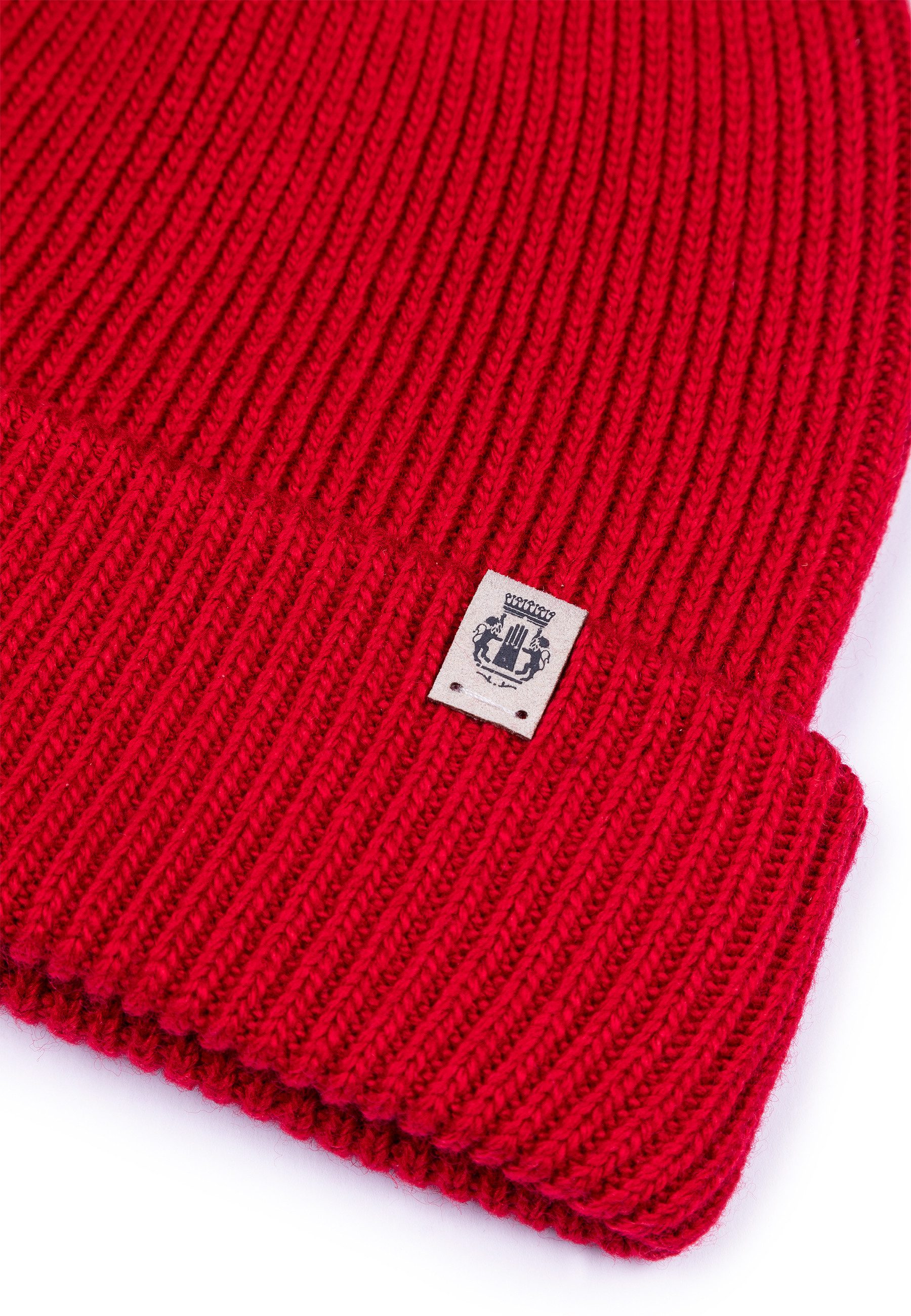 Roeckl Strickmütze ESSENTIALS MÜTZE Strickmütze mit breitem Umschlag
