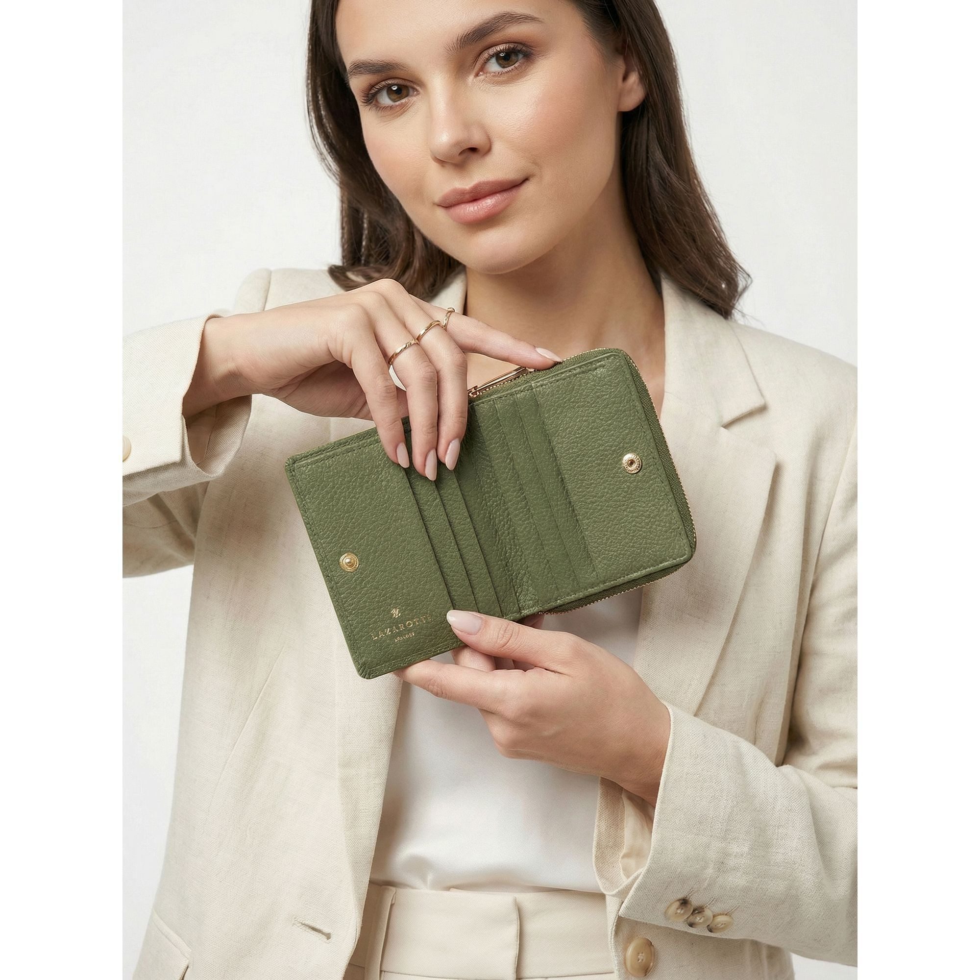 Lazarotti Geldbörse Bologna Leather, Leder