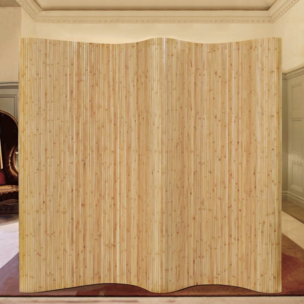 furnicato Raumteiler Bambus 250x165 Natur cm