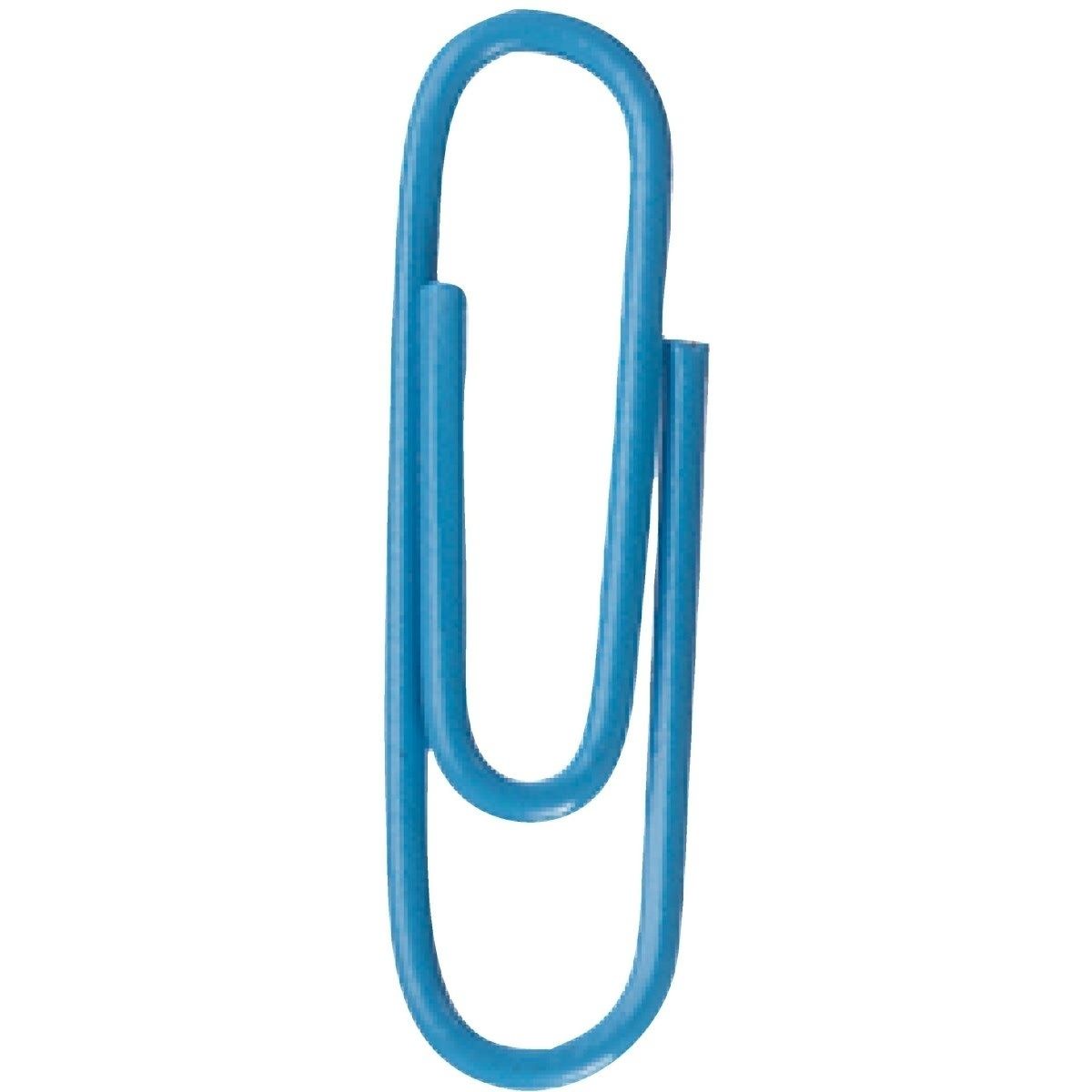 ALCO Büroklammer Briefklammern 26mm kunststoffüberzogen blau VE=1000 Stück