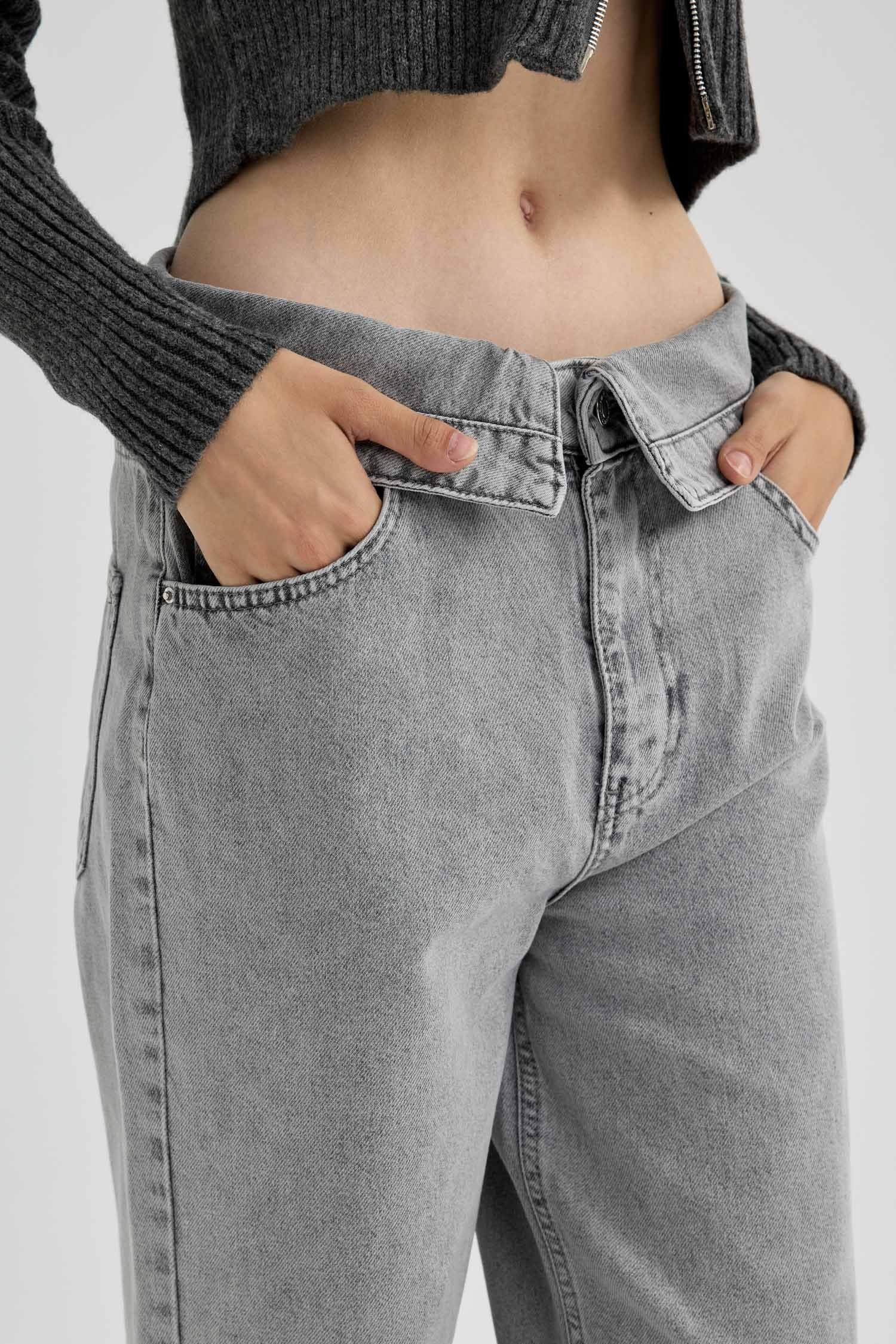 Damen LEG 90'S WIDE Weite Jeans DeFacto Jeans Weite