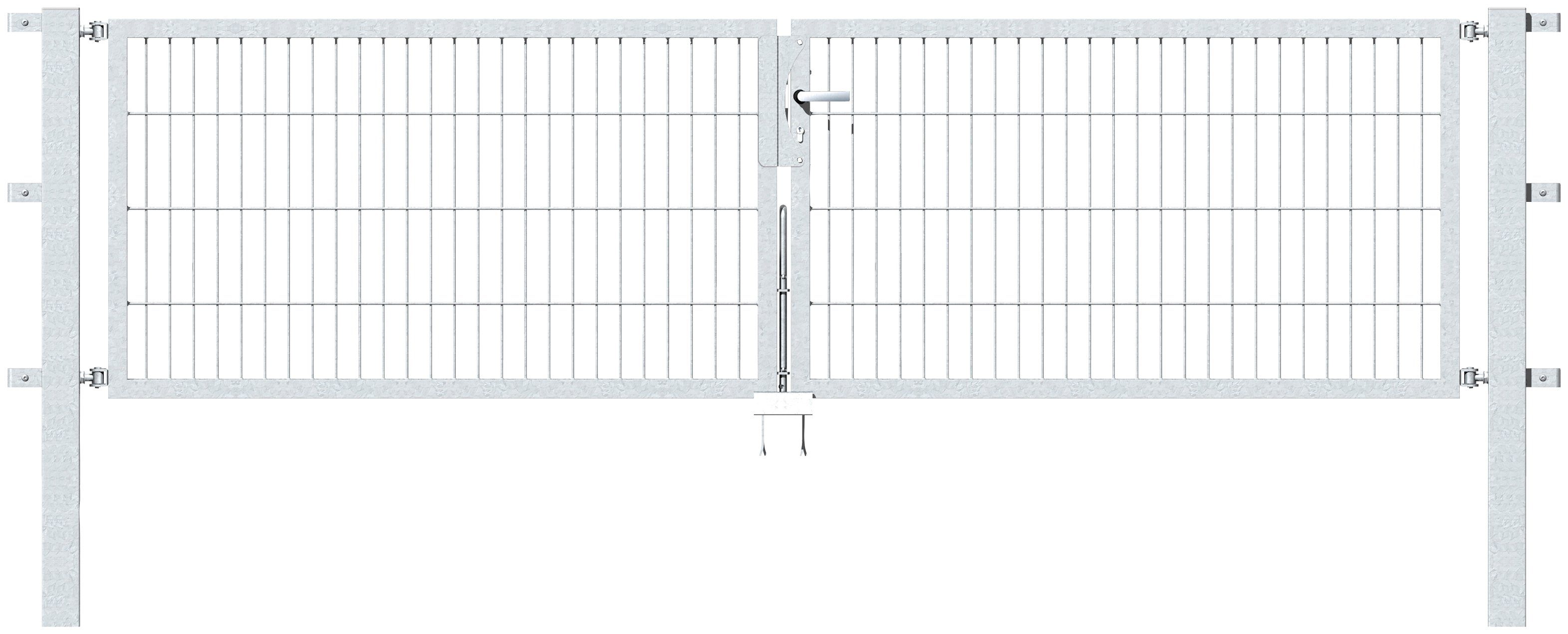 Alberts Zaundoppeltür Flexo, 300 cm Breite (150cm + 150cm), in versch. Höhen