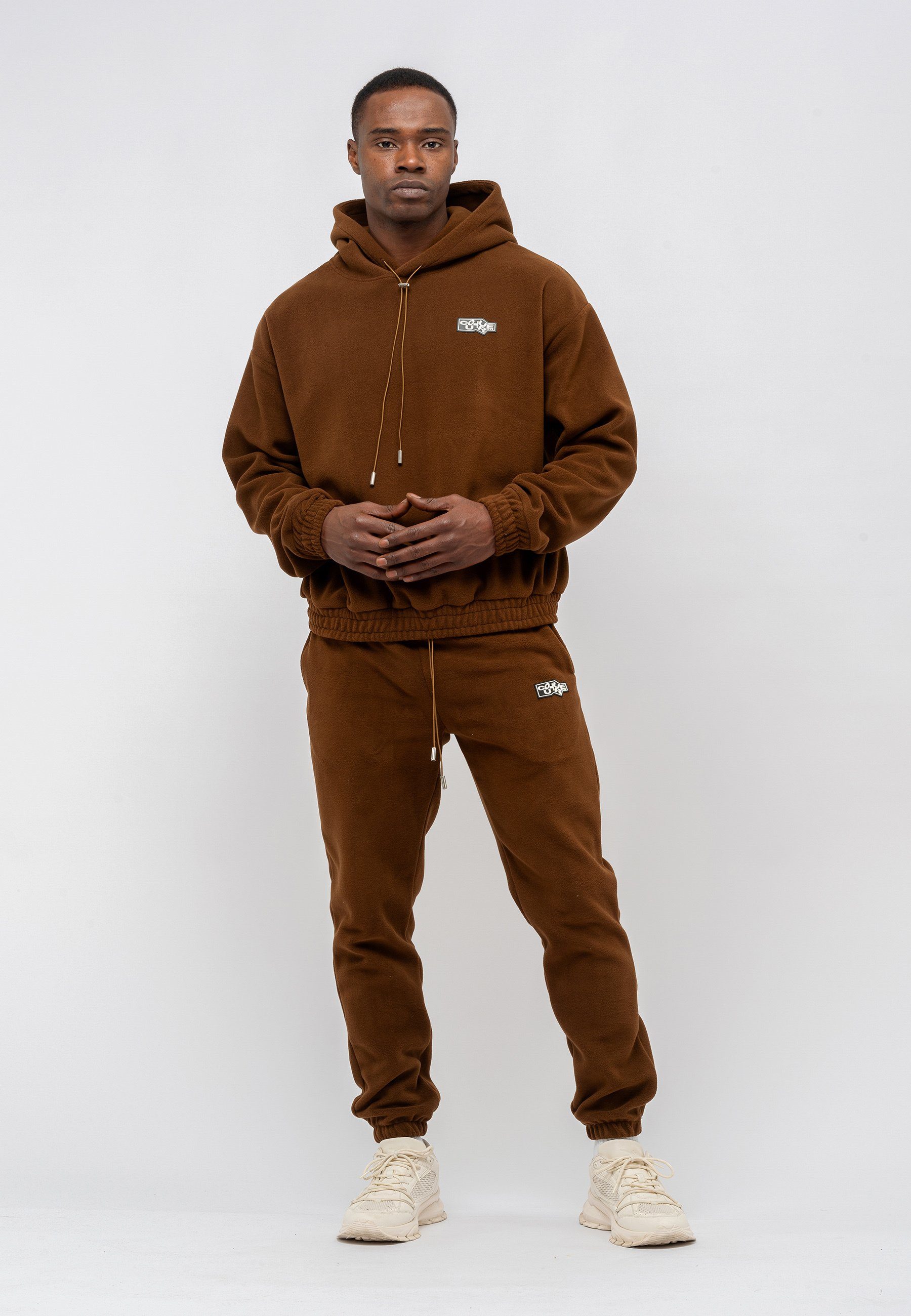 Tom Barron Trainingsanzug Lässiger Oversize-Fleece-Trainingsanzug, mit modernem Design