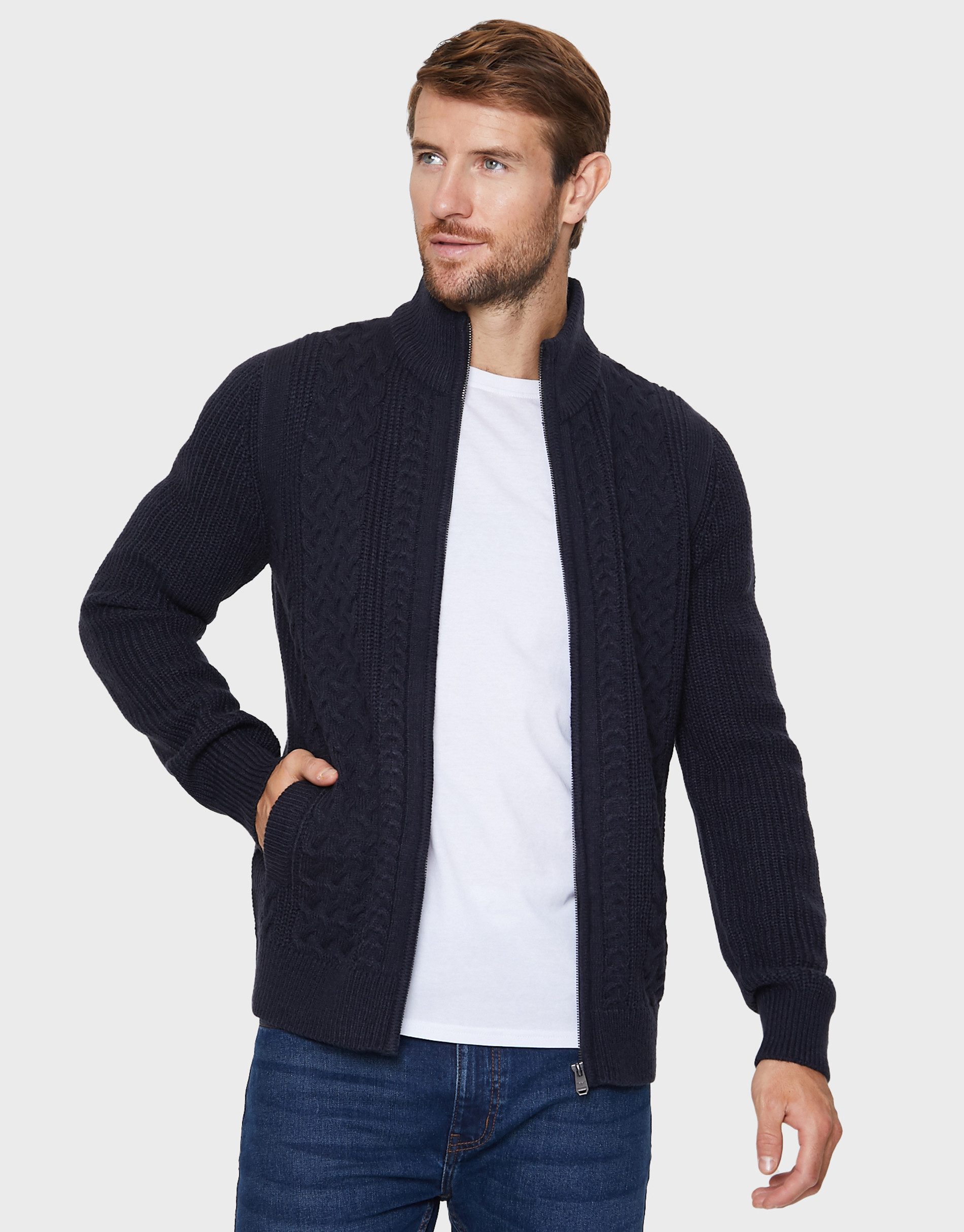 Strickjacke Kade Zip