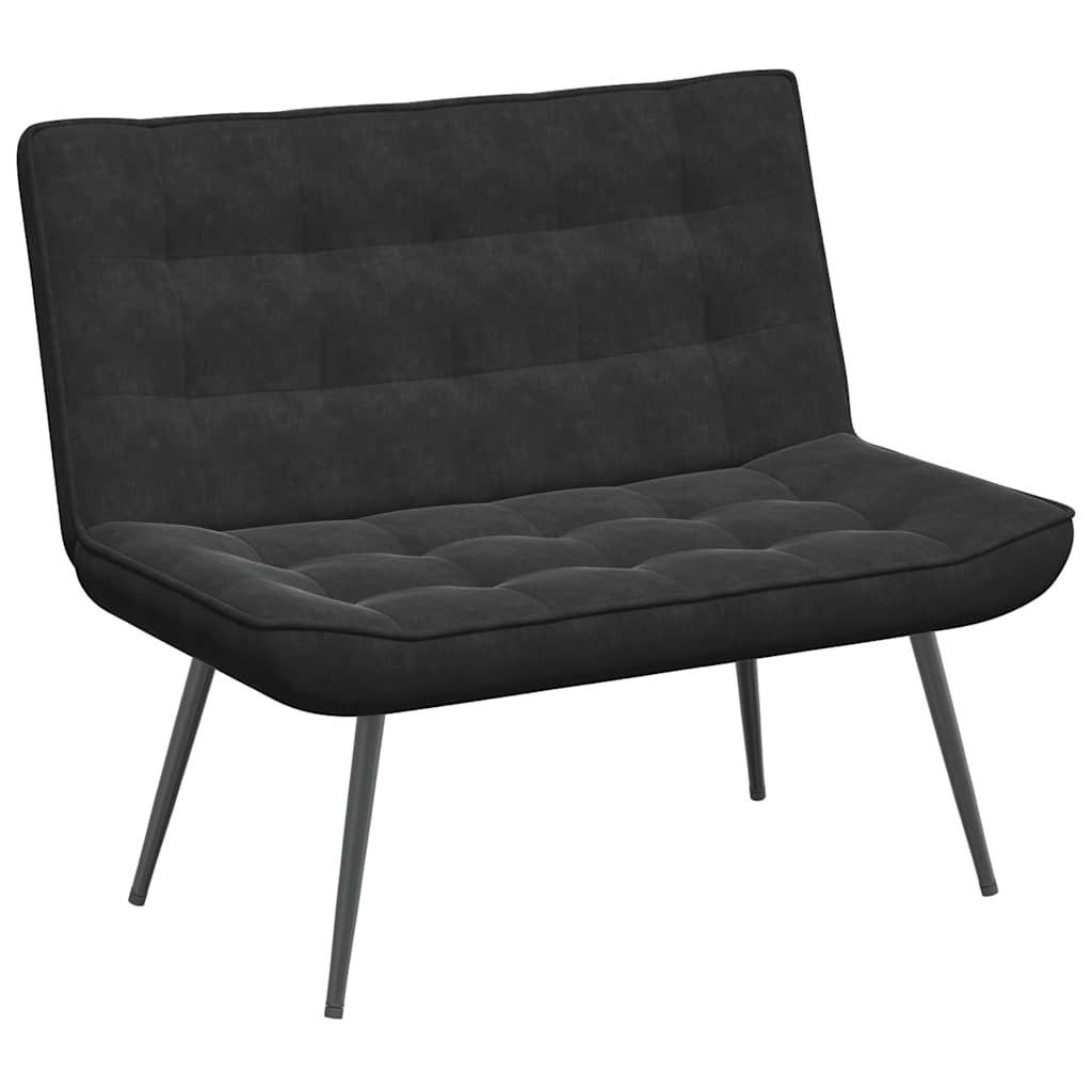 vidaXL Sitzbank Sitzbank Schwarz 110x74x84 cm Samt