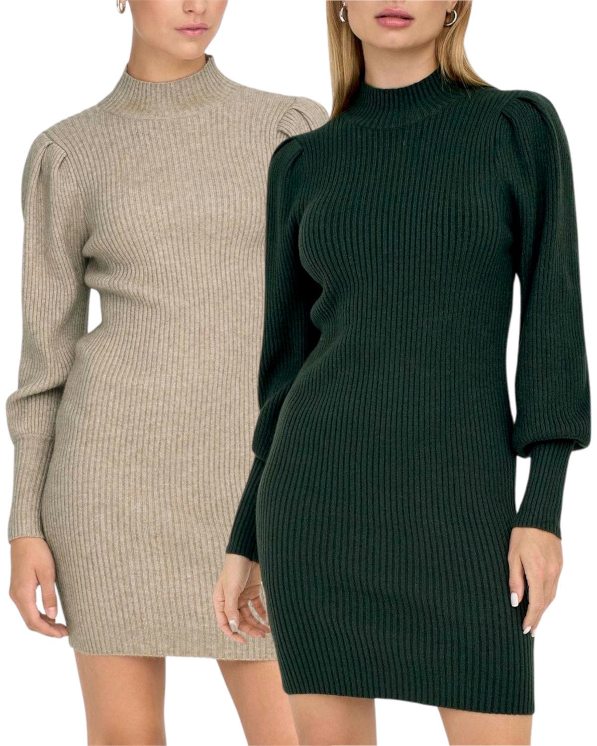 ONLY Strickkleid elegante Damenkleider im Strickmuster günstig online kaufen