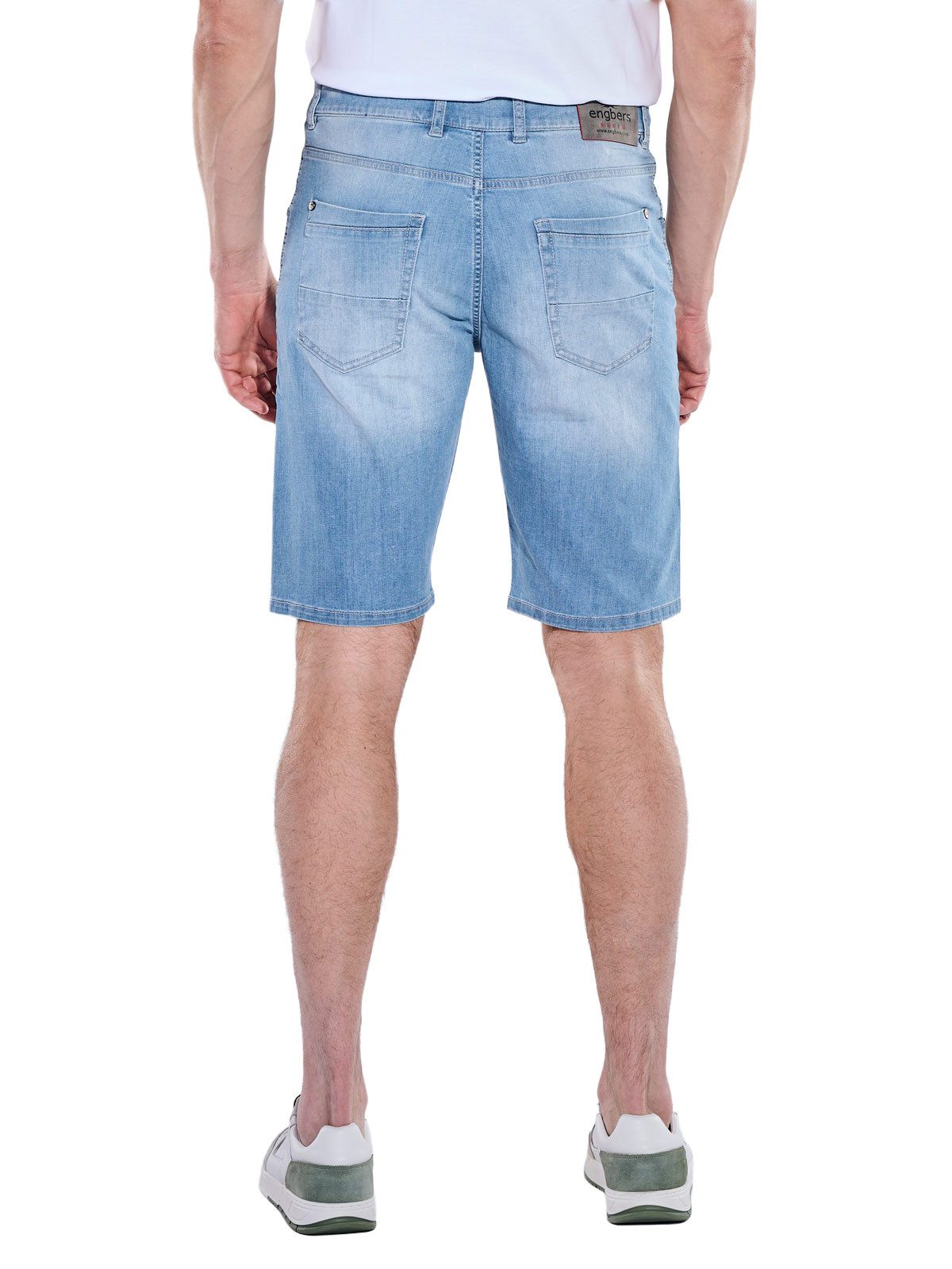 Engbers Jeansshorts Herren Shorts, Hellblau